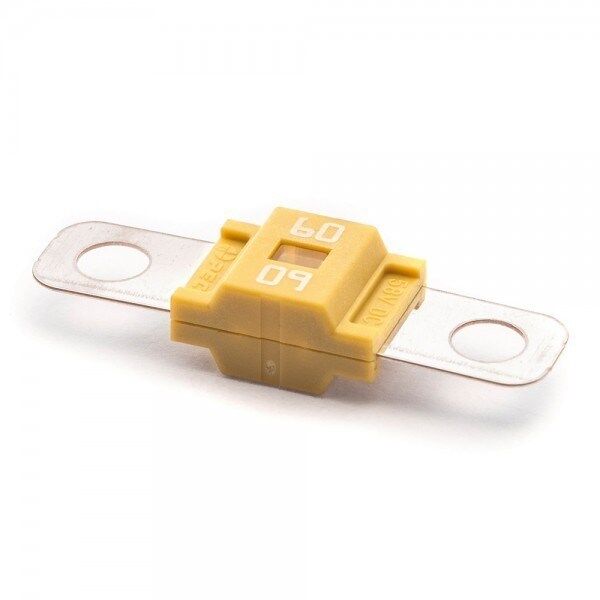 Flosser 7048060 Bolt On 60 Amp Fuse - Replaces MIDI MID and AMI Fuses