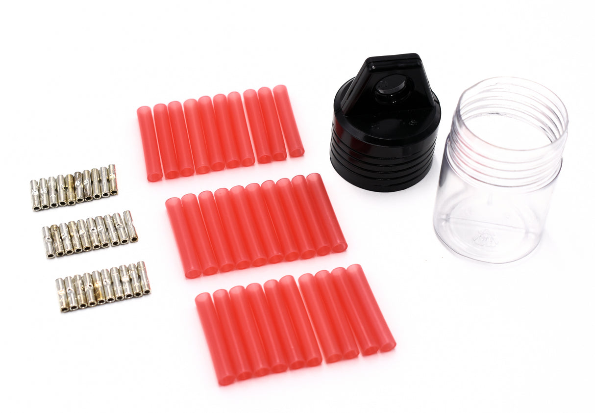 MVP/OEM 8-22 AWG Seamless Heat Shrink Butt Splice Connector Kit - 160 pieces