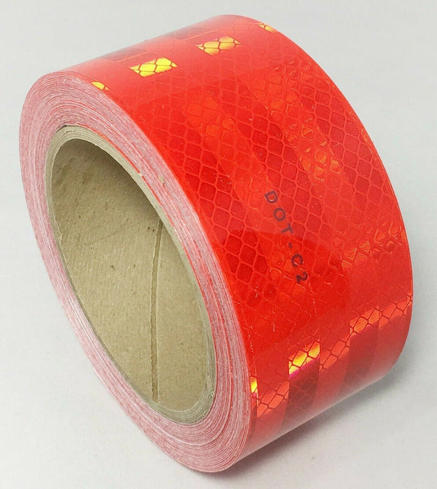 3M Red Reflective Tape - 983-72 Series - 2" x 30' Roll (67816)