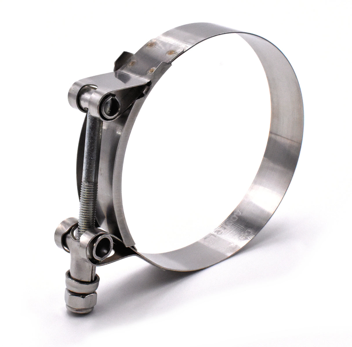 Jolly JTB225S Stainless Steel T Bolt Hose Clamp SAE 44 2-1/4" - 2-9/16" Replaces TB-225SS