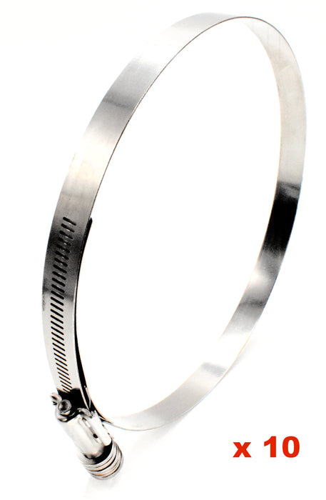 Jolly (10) JC900 Stainless Steel Constant Tension SAE 912 Hose Clamps 8.25" to 9.13" Repl. CT900LSS