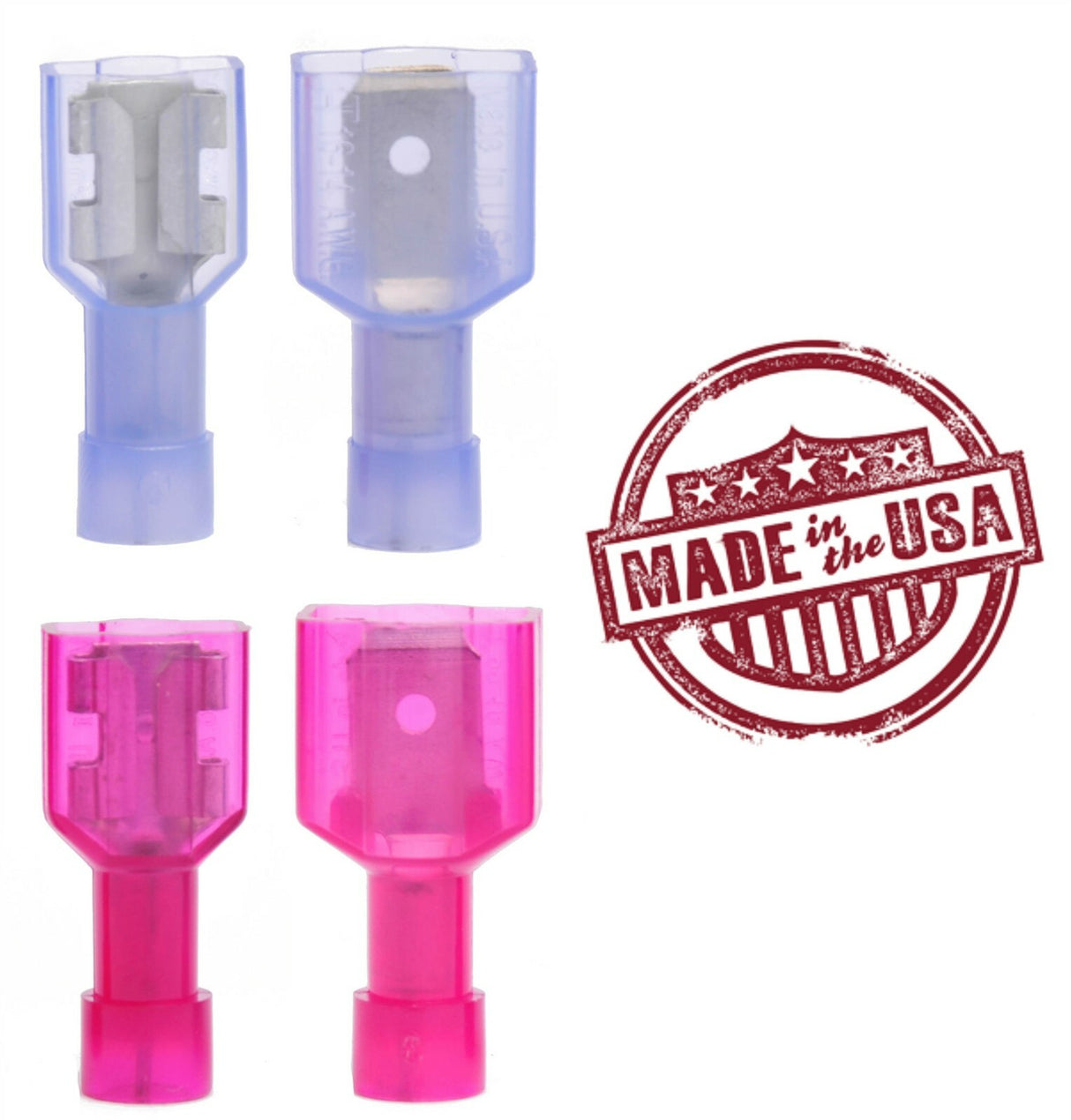 MVP 400 Fully Insul. 14 & 18 AWG Nylon Male & Fem 1/4" Quick Connect Terminal