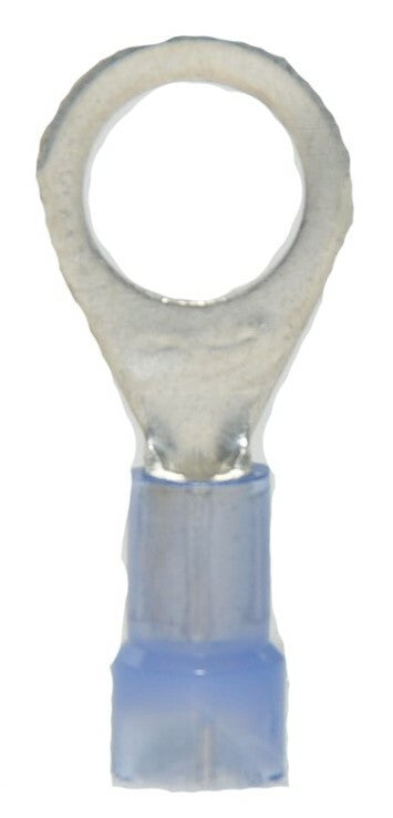 MVP 50 Blue 14-16 AWG Gauge Nylon Insulated 5/16 Stud Ring Terminals Made in USA