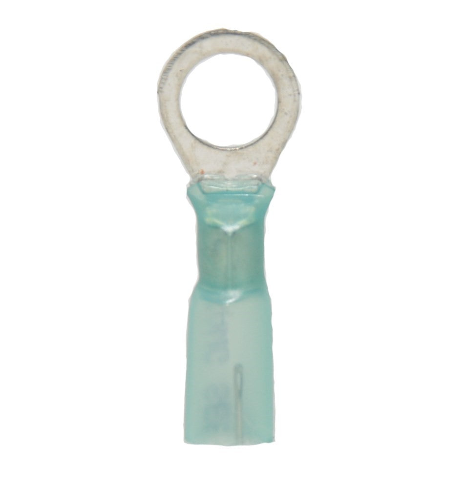 MVP 50 Blue 14-16 AWG Ring Terminals 5/16" - Made in the USA w/ 3M Heat Shrink