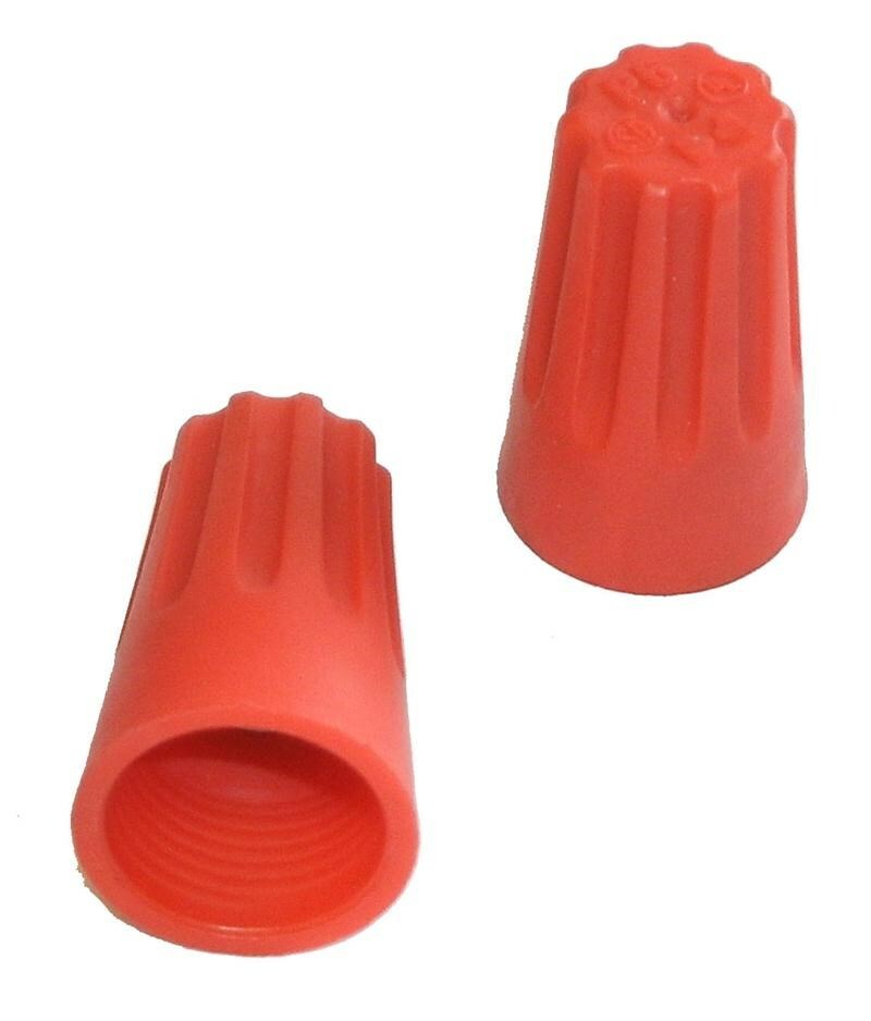 MVP 100 Orange Twist On Screw On Electrical Wire Spring Connectors 14-22 AWG Ga