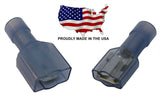 MVP 50 Sets Fully Insul Male & Female 1/4" Quick Connect Terminal TFF14N TFM14N