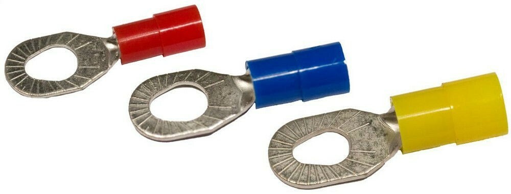 MVP 75 Mixed Multi-Stud Ring Terminal Wire Connectors 10-22 AWG Gauge #6 #8 #10