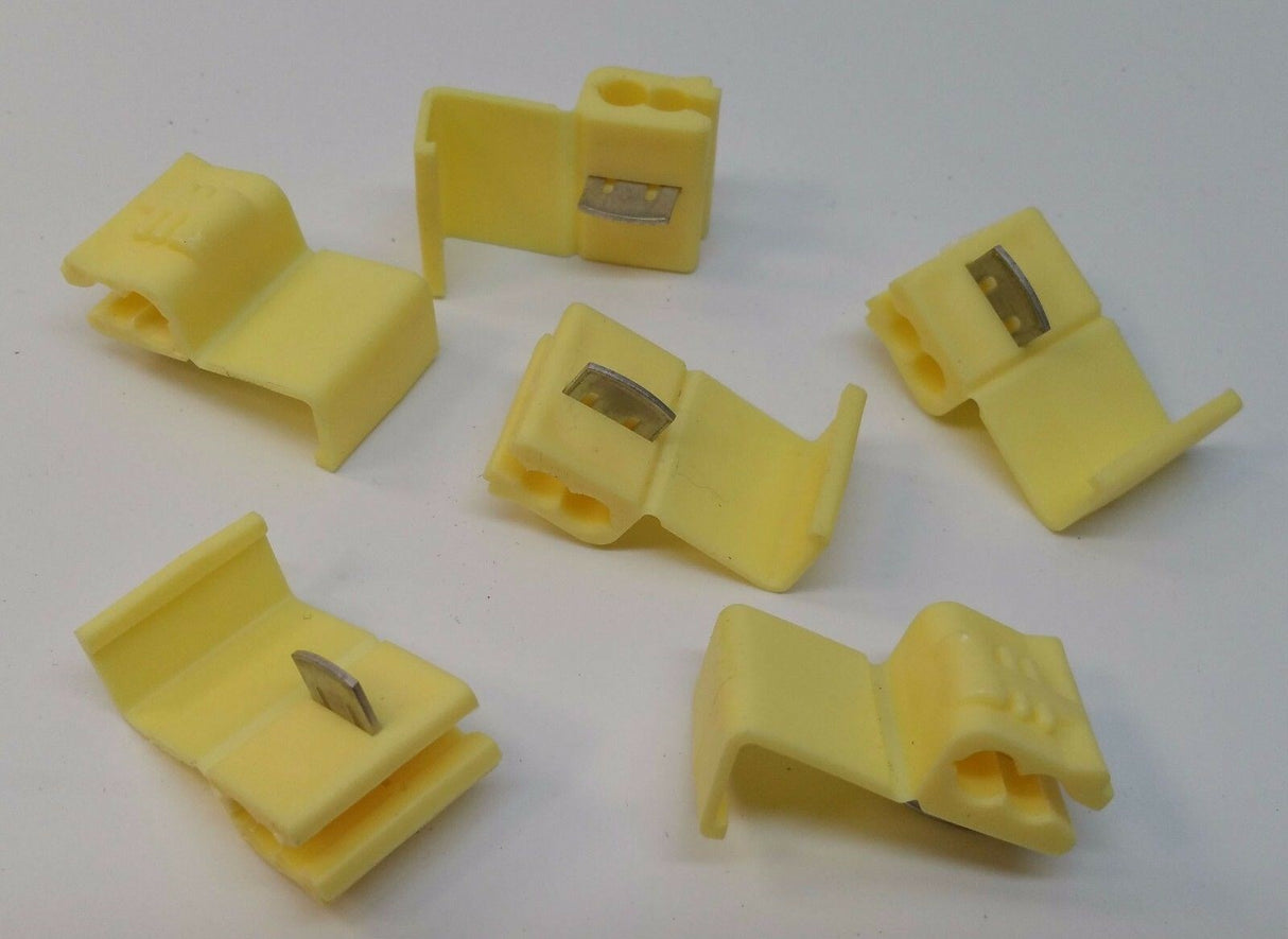 MVP 100 Yellow 10-12 AWG Quick Splice Instant Tap Wire Terminal Connector - TQ10
