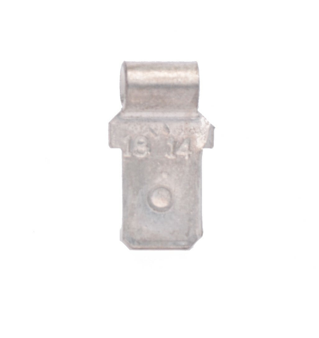 MVP 25 14-16 Ga Male .250" Tab Flag 90° Wire Quick Connect Terminal - Non Insulated