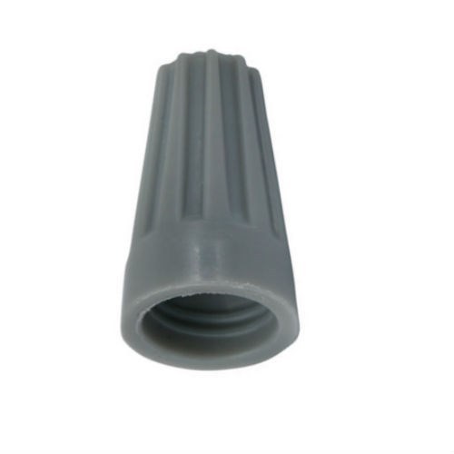 MVP 100 Gray Twist On Screw On Electrical Wire Spring Connectors 16-22 AWG Ga