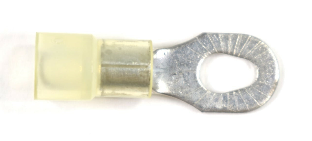 MVP 25 Yellow 10-12 AWG Nylon Insulated Multi Stud Ring Terminals #6 #8 #10