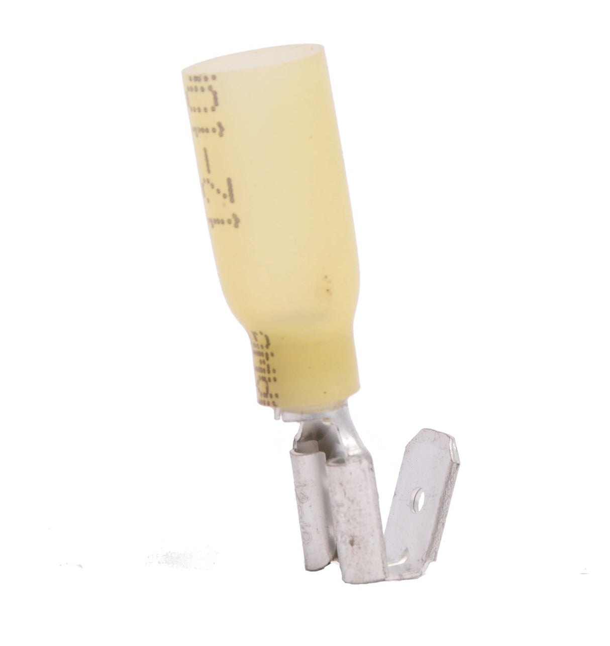 MVP 100 Yellow 10 12 AWG Heat Shrink Ins. Piggyback Quick Disconnect Termin .25"