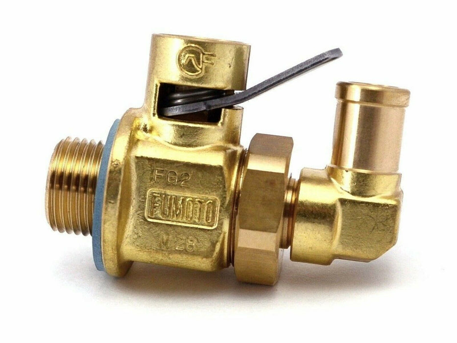 Fumoto F309L Oil Drain Valve M22-1.5 with L Elbow for Cummins B and QSB Diesel Engines