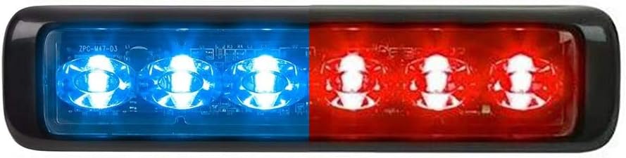 Federal Signal MPS620U-BR MicroPulse LED Warning Light Red/Blue