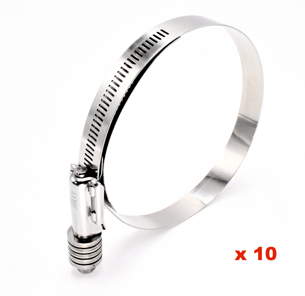 Jolly (10) JC450 Stainless Steel Constant Tension SAE 462 Hose Clamps 3.75" to 4.63" Repl. CT450LSS