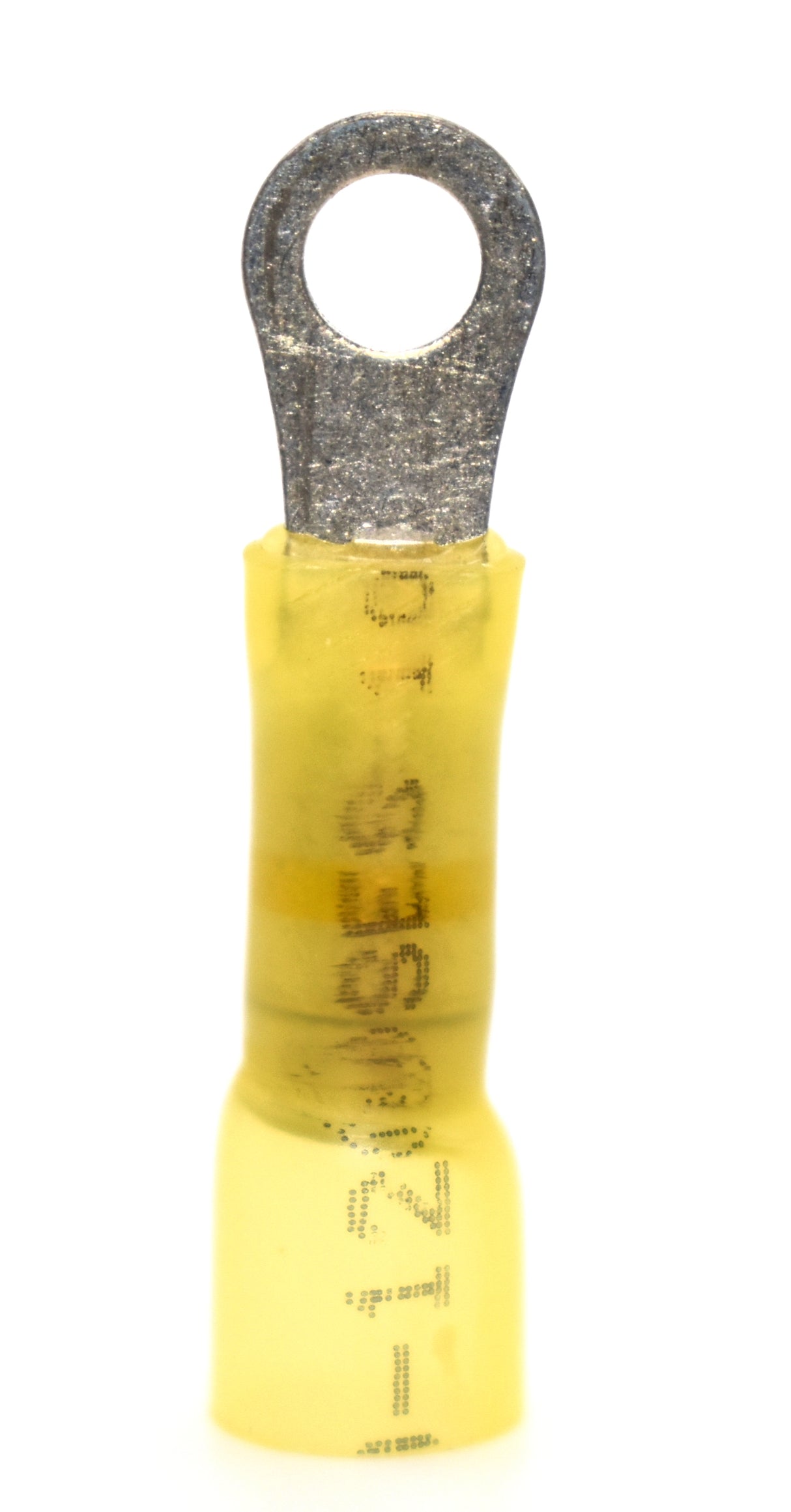 MVP Yellow 10-12 AWG Crimp Solder Seal Ring Terminal #10 - 25 pack