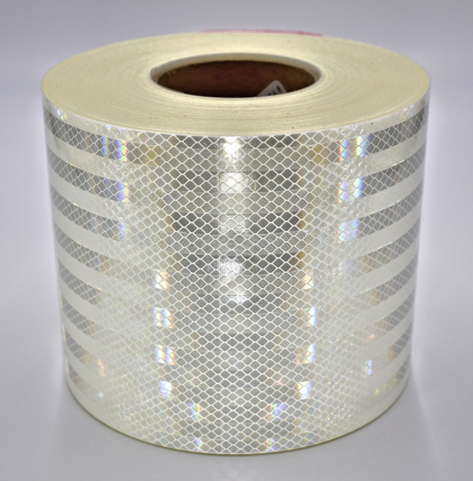 6" x 150' Roll of 3M 983-10NL White Reflective Conspicuity Tape 30881