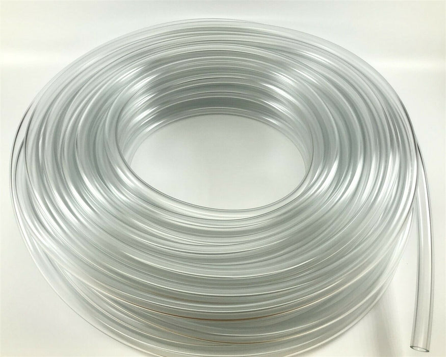 MVP 100' Roll of Heavy Duty Clear PVC Vinyl Tubing 3/8" ID x 9/16" OD USA Made