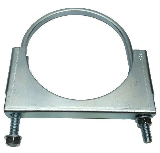 MVP 3-1/2" Zinc Plated Exhaust Pipe Clamp - Bolt 3-1/2" - JSF35ZN