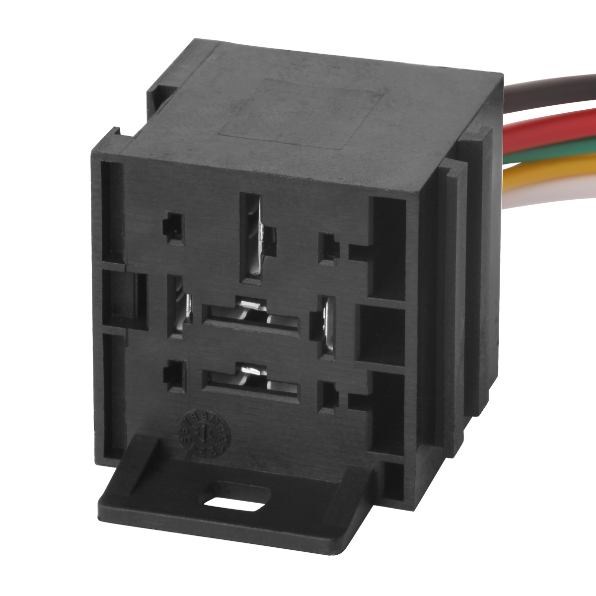 Flosser 222210 Relay Pigtail Harness - Fits 4 or 5 Terminal, Mini (Standard ISO Footprint) Relays