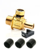 Fumoto F110N 3/8"-18 NPT Thread Quick Oil Drain Valve with 3 Vinyl Caps