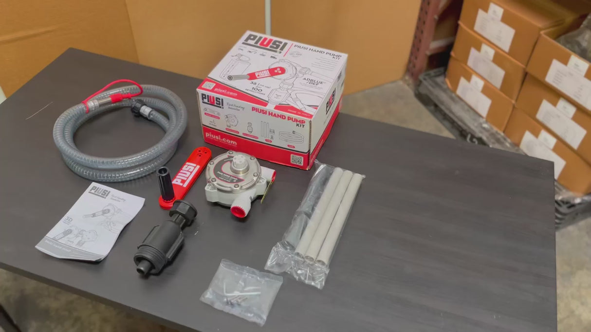 Piusi USA F00332A3 DEF Rotary Hand Pump with 9' Hose