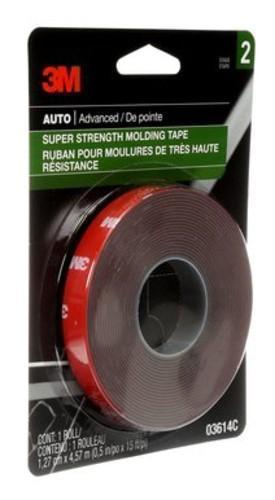 3M 03614 Scotch Mount Super Strong Automotive Molding Tape 1/2" x 15'