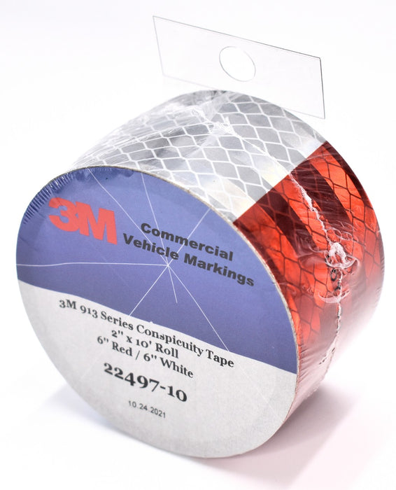 3M 2" x 10' Roll of 913-326 Flexible Conspicuity Tape DOT-C2