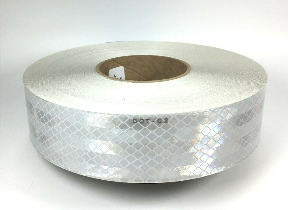 3M 2" x 150' Conspicuity Reflective White Tape Truck Trailer 22499 913-10