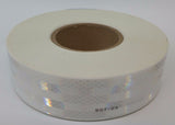 3M 67639 983-10 White 2" x 150' Reflective Conspicuity Tape Kiss Cut 12" Strips