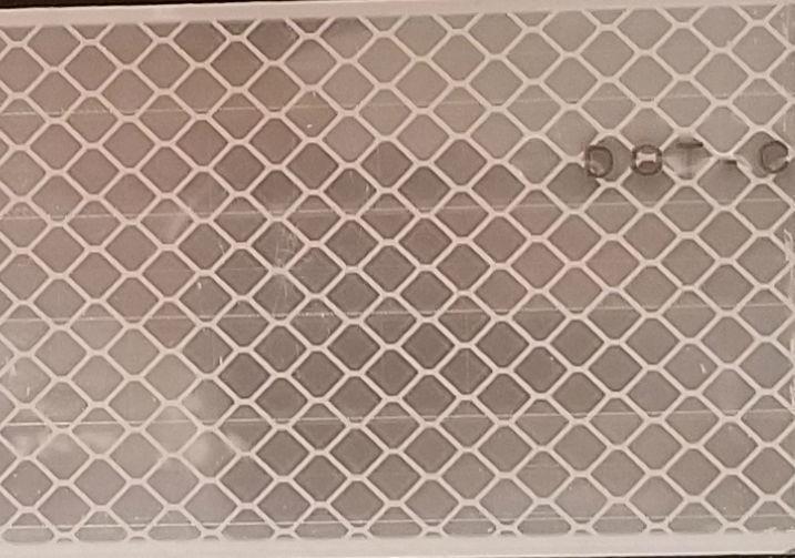 3M 67639 983-10 White 2" x 150' Reflective Conspicuity Tape Kiss Cut 12" Strips