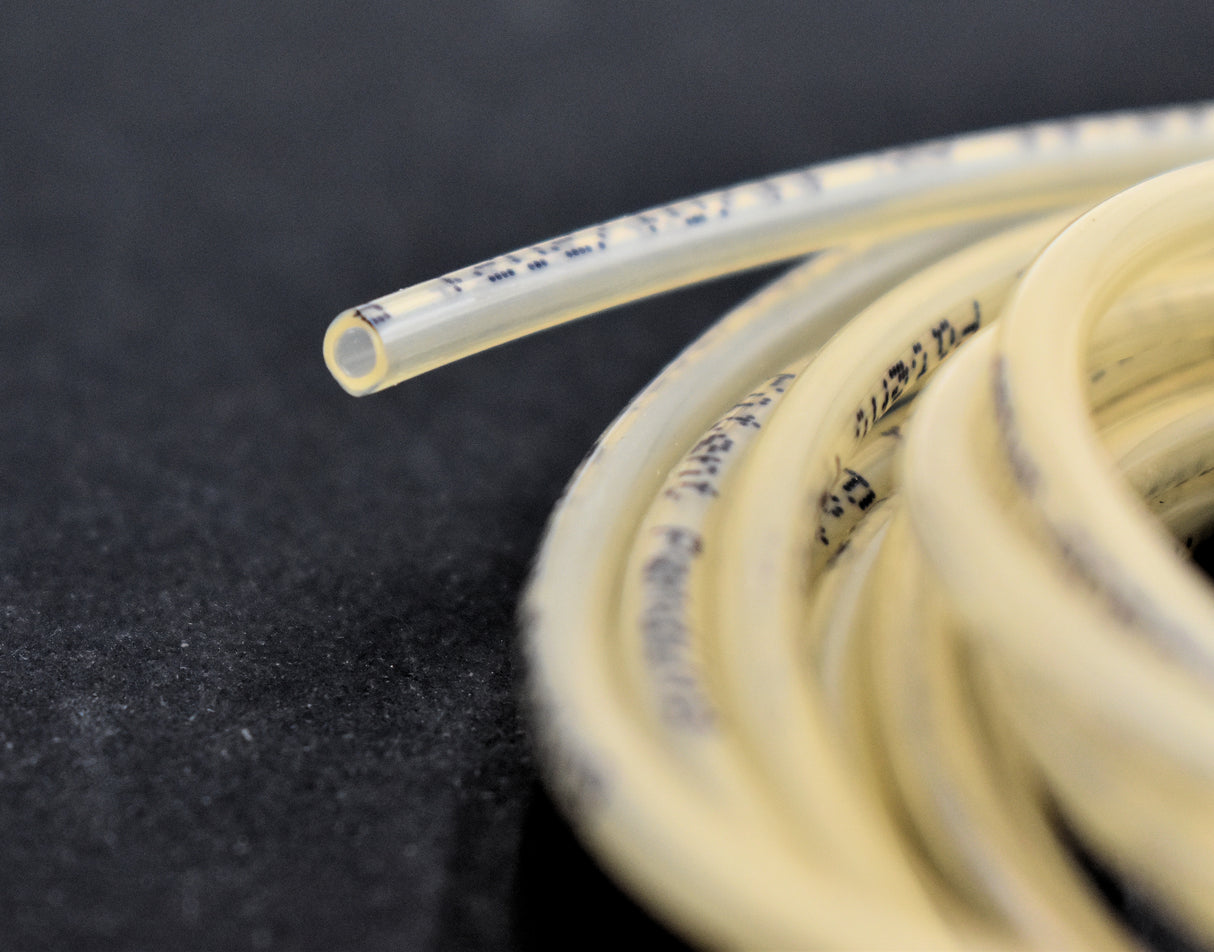 Tygon LP-1200 2/25" ID x 7/50" OD Clear Fuel Tubing for Small Engines - USA Made - 10'