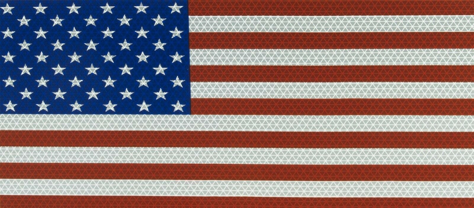 Orafol American Flag - Retro-Reflective Tape 7-3/4" x 14" - Made in the USA