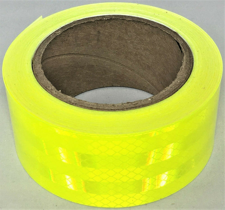 3M 2" x 30' Roll Fluorescent Yellow-Green 983-23 Retro Reflective Marking Tape