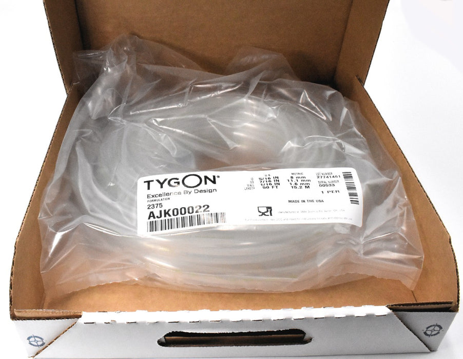 Tygon 2375 5/16" ID x 7/16" OD Chemical Transfer Tubing