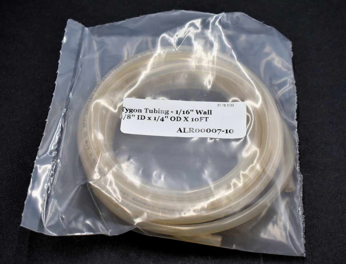 Tygon LP-1200 1/8" ID x 1/4" OD Clear, Fuel Tubing for Small Engines -USA Made - 10'