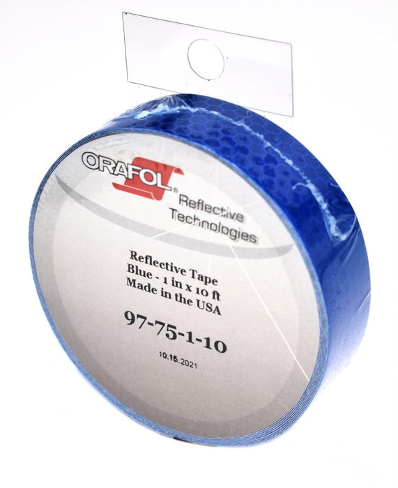 Orafol 1" x 10' Blue 5900 Series Retro Reflective Tape Replaces 977-75-1