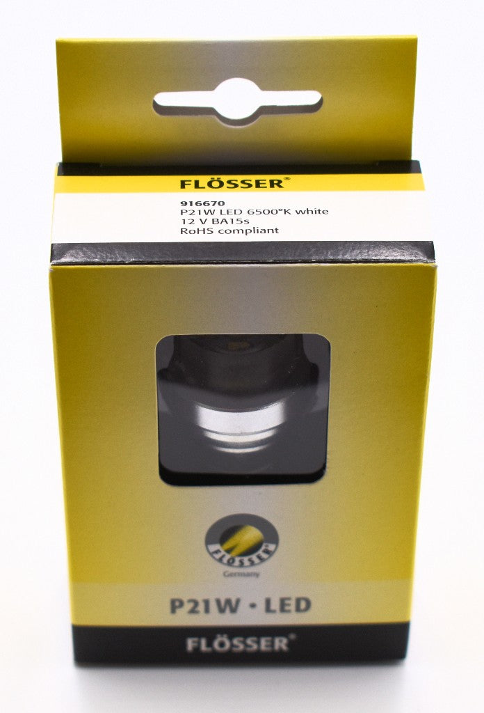 Flosser 916670 Super White 12V 21W LED Mini Bulb 1156 Equivalent