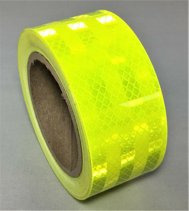 3M 2" x 150' Roll Fluorescent Yellow-Green 983-23 Retro Reflective Marking Tape