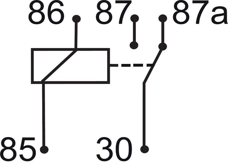GEBE 990831 Heavy Duty 12V 60/70 Amp 5 Terminal Changeover Relay Made in Germany