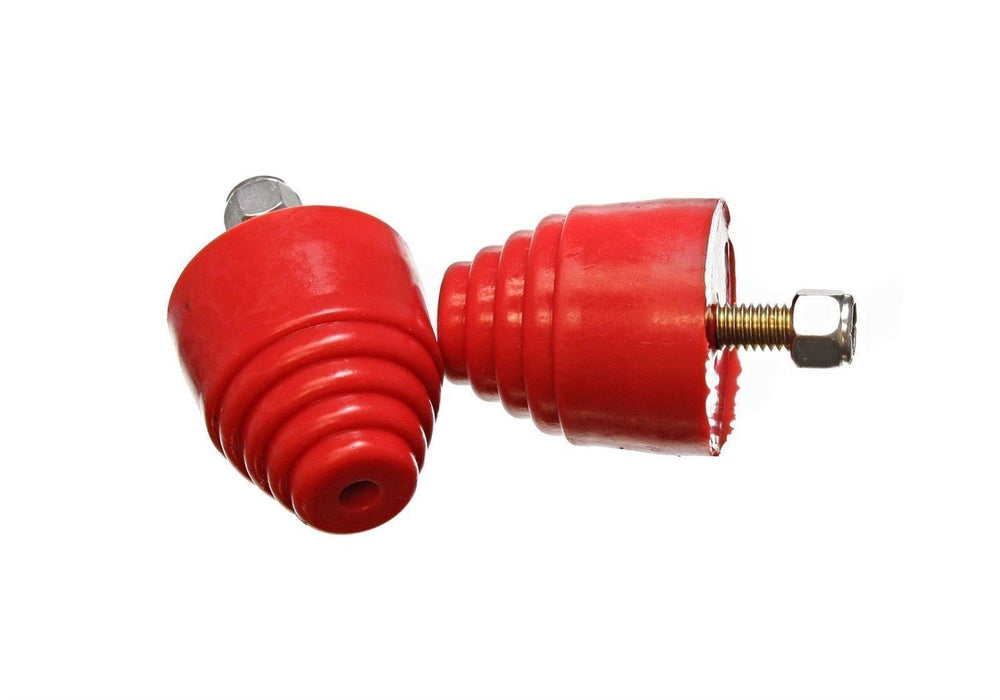 Energy Suspension 9.9101R Set of Two Red Poly Universal Bump Stops