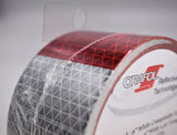Orafol V92-66 2" x 30' Roll Red and Silver DOT-C2 Conspicuity Tape - USA Made