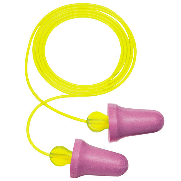 3M 100 Pairs 98015 P2001 No-Touch Push-to-Fit Corded Earplugs 7000052722