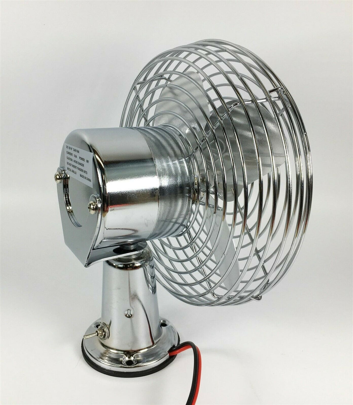 MVP (2) All Metal 12 Volt Dash Fan 6" Dia. Blade - PF12M (2 Fans)