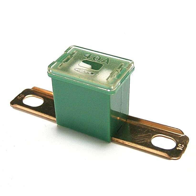 Flosser 607040 13/16" Bent Male PAL Type 40 Amp Fuse - Made in South Korea (5)