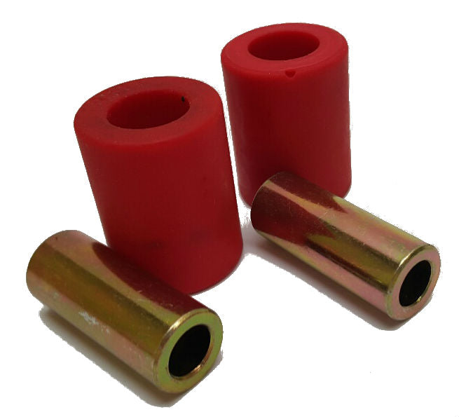 2 Energy Suspension 30.6011R Red Poly Large Hood Roller - Peterbilt and Kenworth