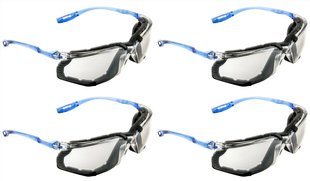 3M Virtua CCS Safety Glasses 4Pr 11872-00000-20 Foam Gasket Clear Anti Fog Lens