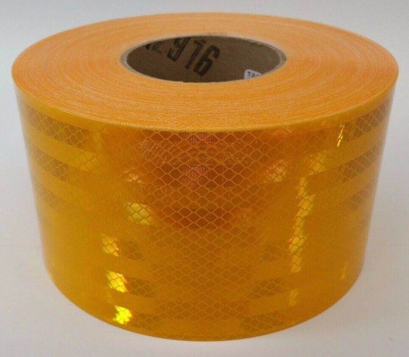 3M 30928 4" x 150' School Bus Yellow Tape Conspicuity Reflective Marking 983 Srs