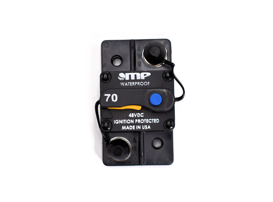 Mechanical Products - 70 Amp Surface Mount Circuit Breaker Type 3 Manual Reset DC - Series 17