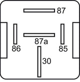 GEBE 990831 Heavy Duty 12V 60/70 Amp 5 Terminal Changeover Relay Made in Germany